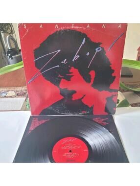 Santana Zebop! LP 1981 Vinyl Record Columbia Vintage VG